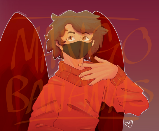 Half Body w/ Simple Background, Fully Shaded