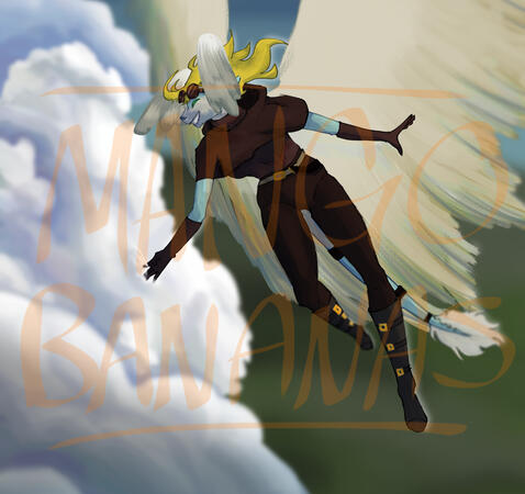 Full Body w/ Complex Background, Fully Shaded